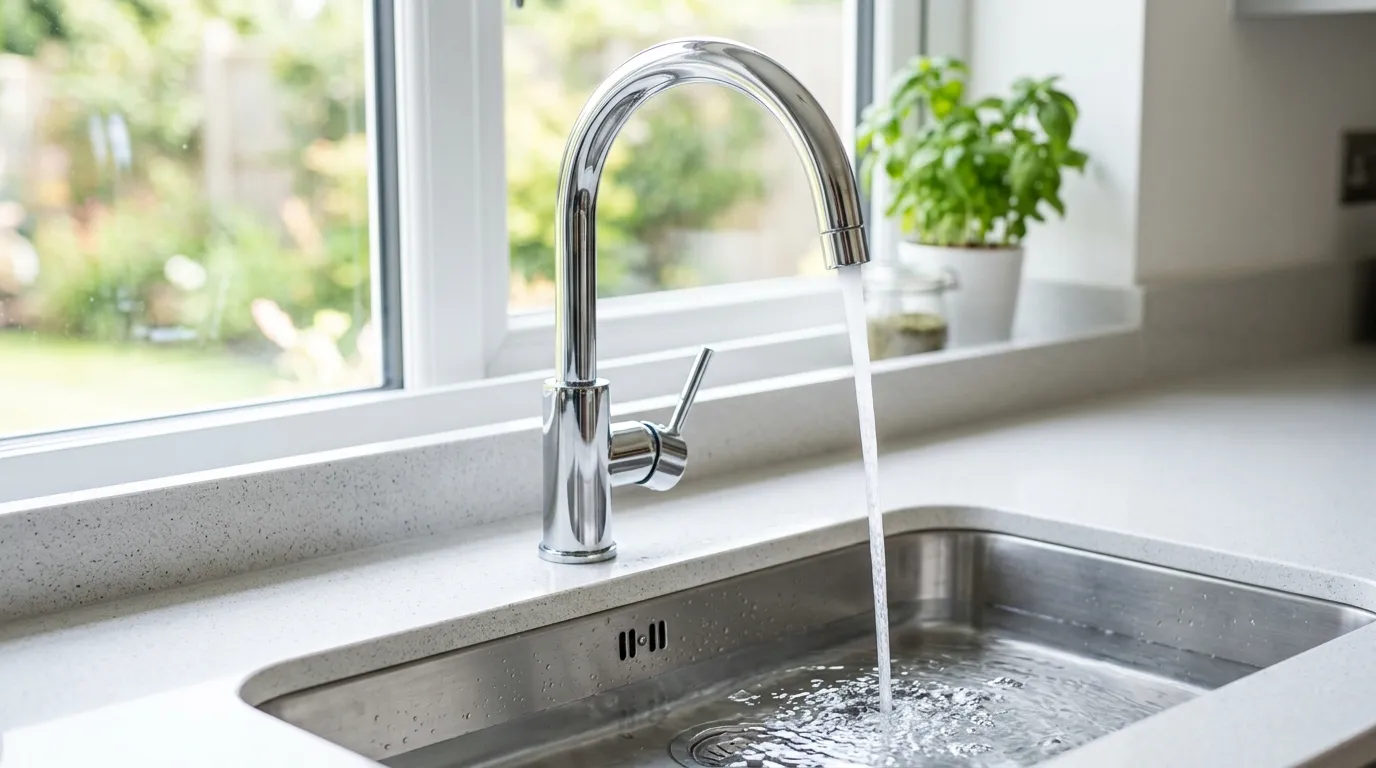 Local Plumbing Master Pros same day plumber fixing a faucet in Foster, OK